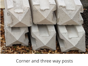Corner and three way posts